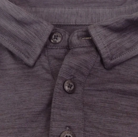 G.H. Bass & Co Charcoal Slate Polo Shirt 2XL - Picture 3 of 11